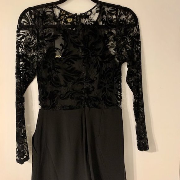 Yumi Kim | Black Laced Up Romper - Picture 5 of 6